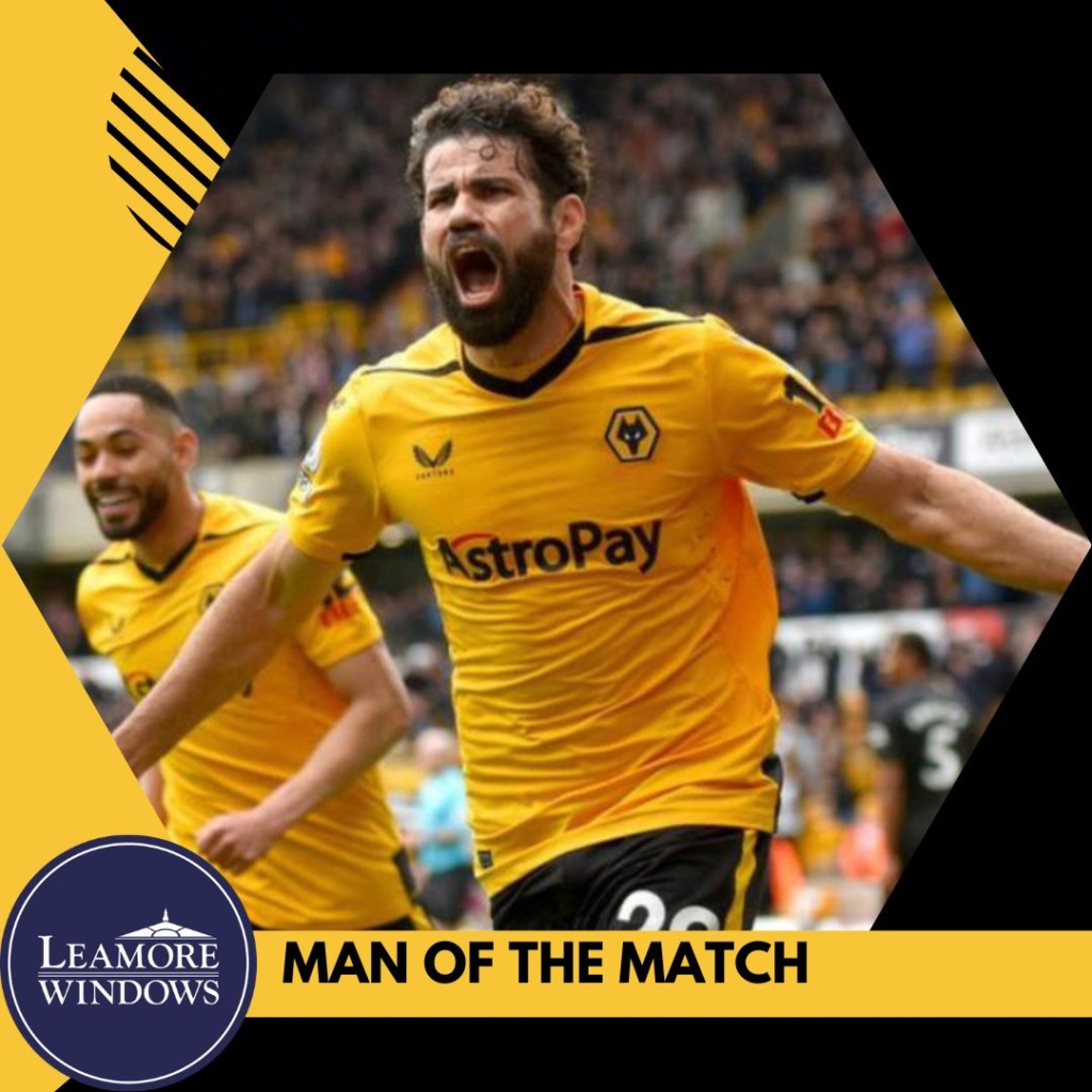 LEAMORE WINDOWS MAN OF THE MATCH - COSTA TASTIC WOLVES 2 BRENTFORD 0