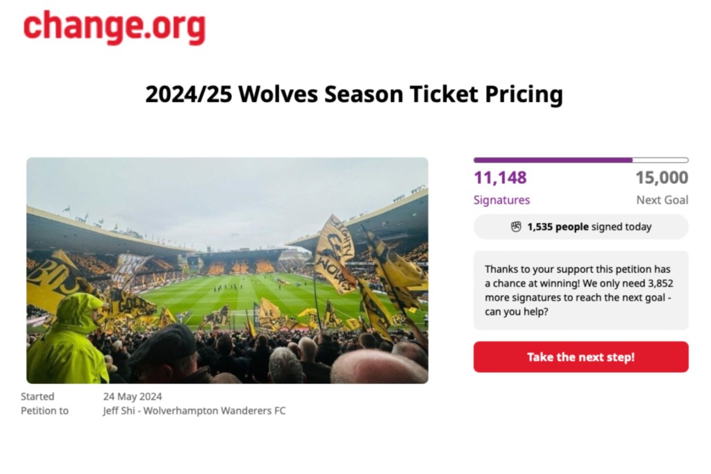 Wolves News: FANS UNITE AGAINST PRICE HIKES