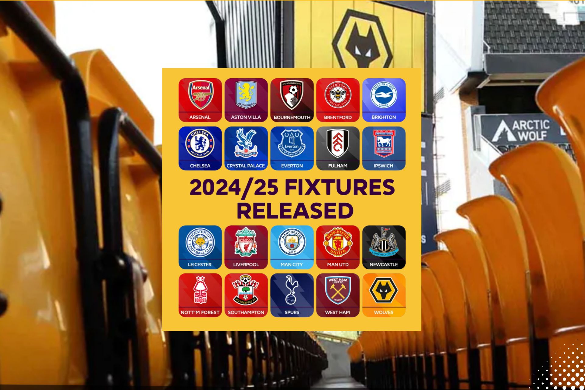 Wolves 2024/25 Fixtures In Kacy Sallie