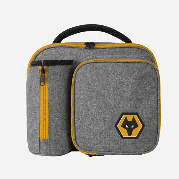 Wolverhampton Wanderers FC Grey Lunch Bag with Bottle Holder