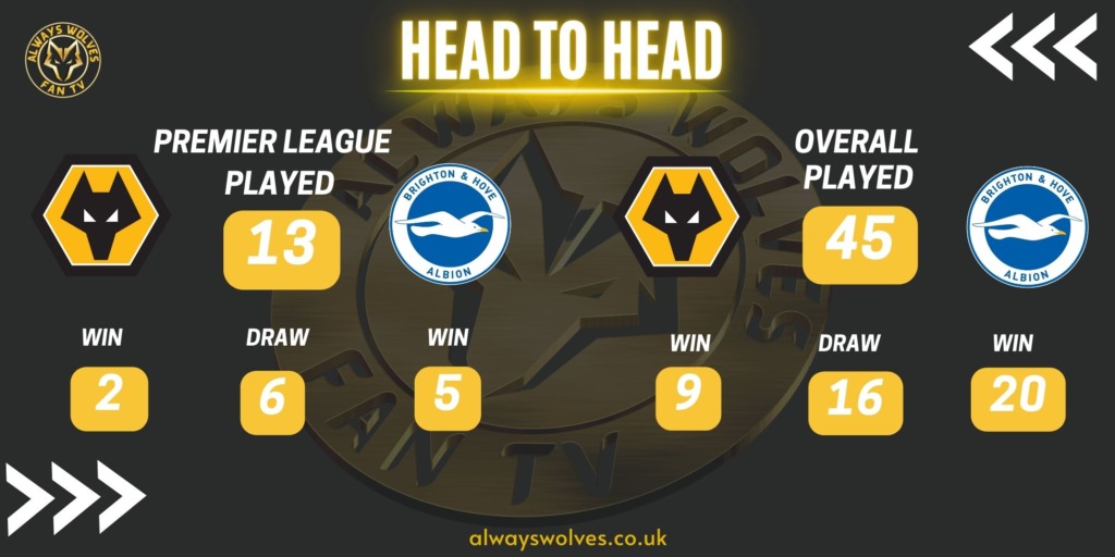 HISTORY – WOLVES V BRIGHTON