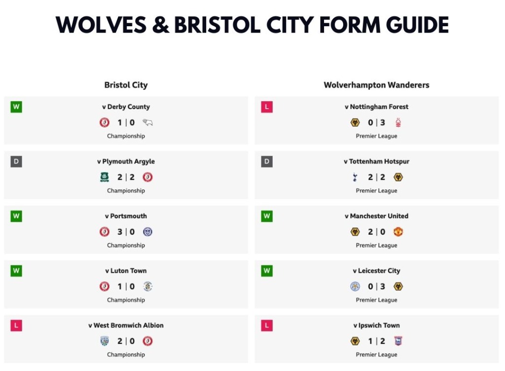 PREVIEW BRISTOL CITY V WOLVES