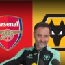 VITOR PEREIRA PRESS CONFERENCE: WOLVES V ARSENAL